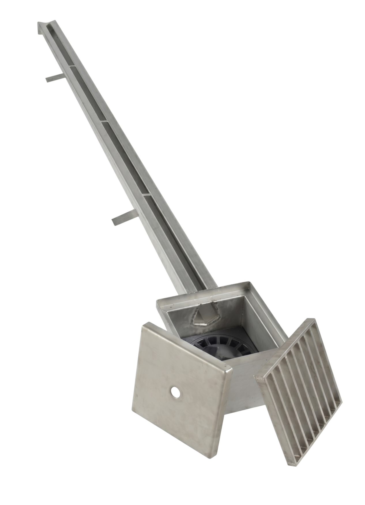 caniveau3 caniveau à fente en inox pour l'industrie et l'agroalimentaire par Volumetal