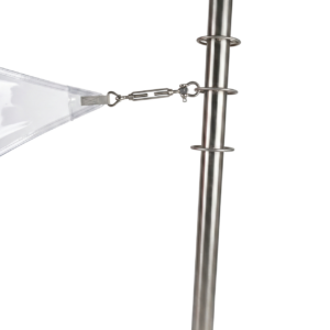 Mât et poteau en acier inoxydable pour fixation de voile d'ombrage